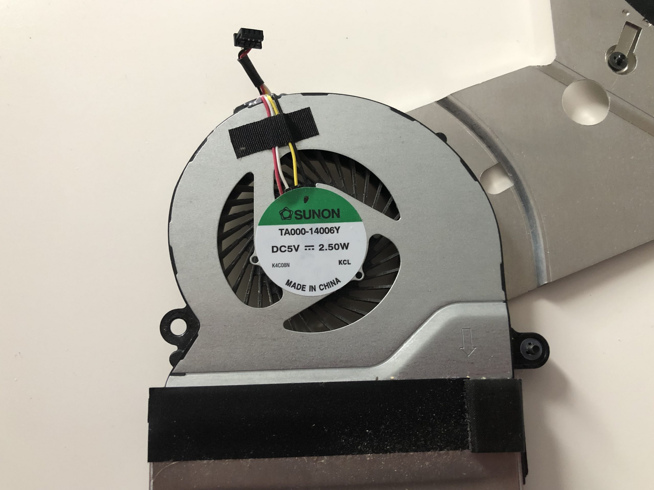 Ventilateur SUNON TA000-14006Y K4C08N Acer ZYL ES1-711-C089 – Image 3