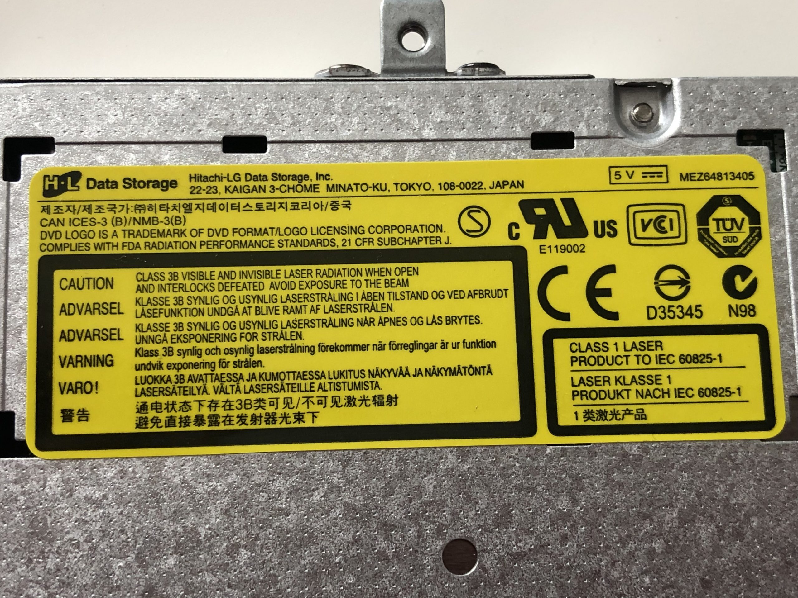 Lecteur graveur DVD MODEL GUCON Acer ZYL ES1-711-C089 – Image 4