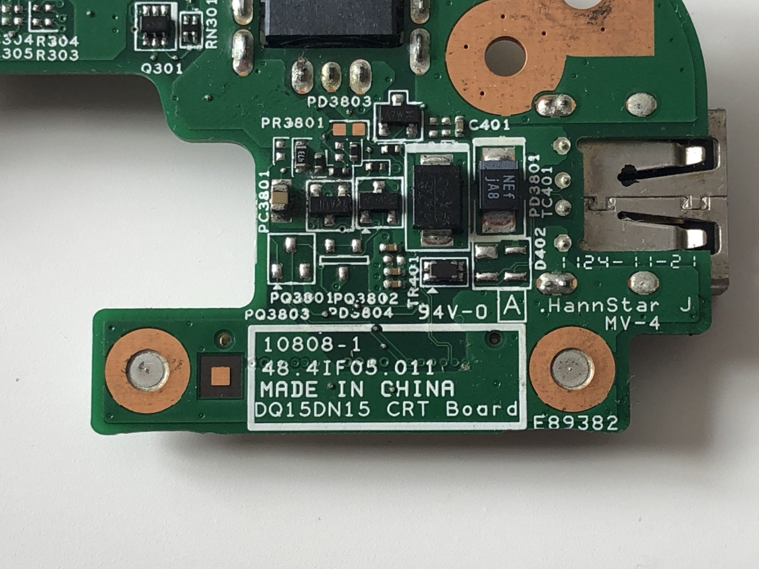 10808-1 48.4IF05.011 DQ15DN15 CRT BOARD Dell N5110 5110-3453 – Image 2