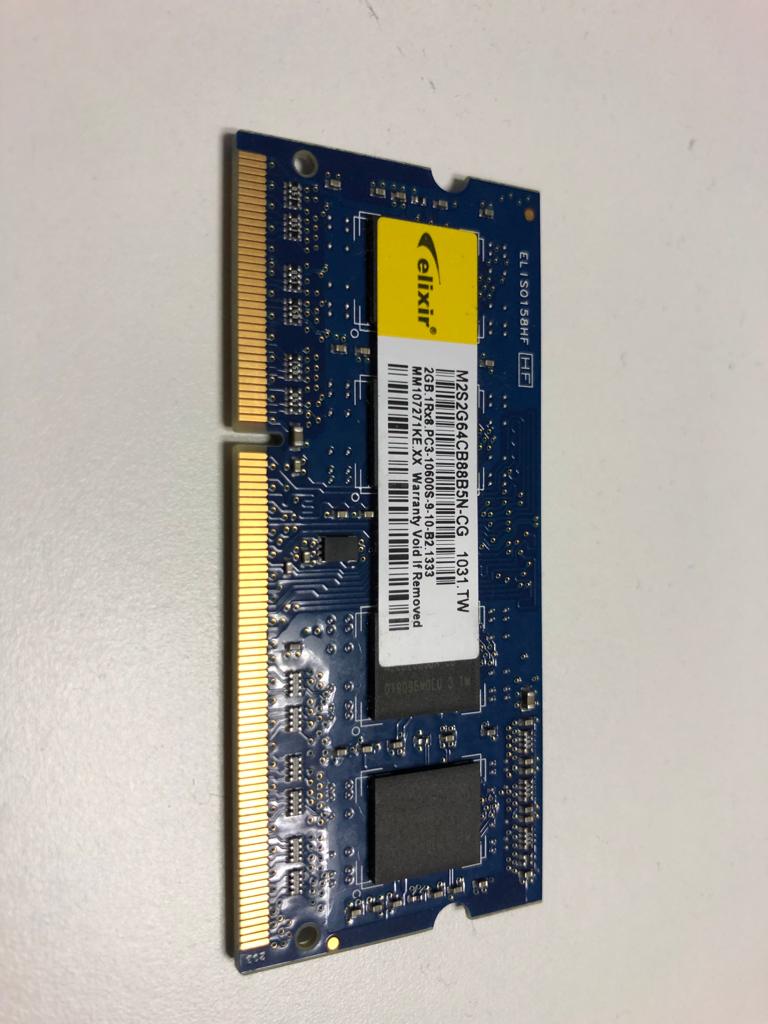 RAM Elixir 2GB.1Rx8.PC3-10600S-9-10-B2.1333 IMAC (21,5 pouces, fin 2009) – Image 2