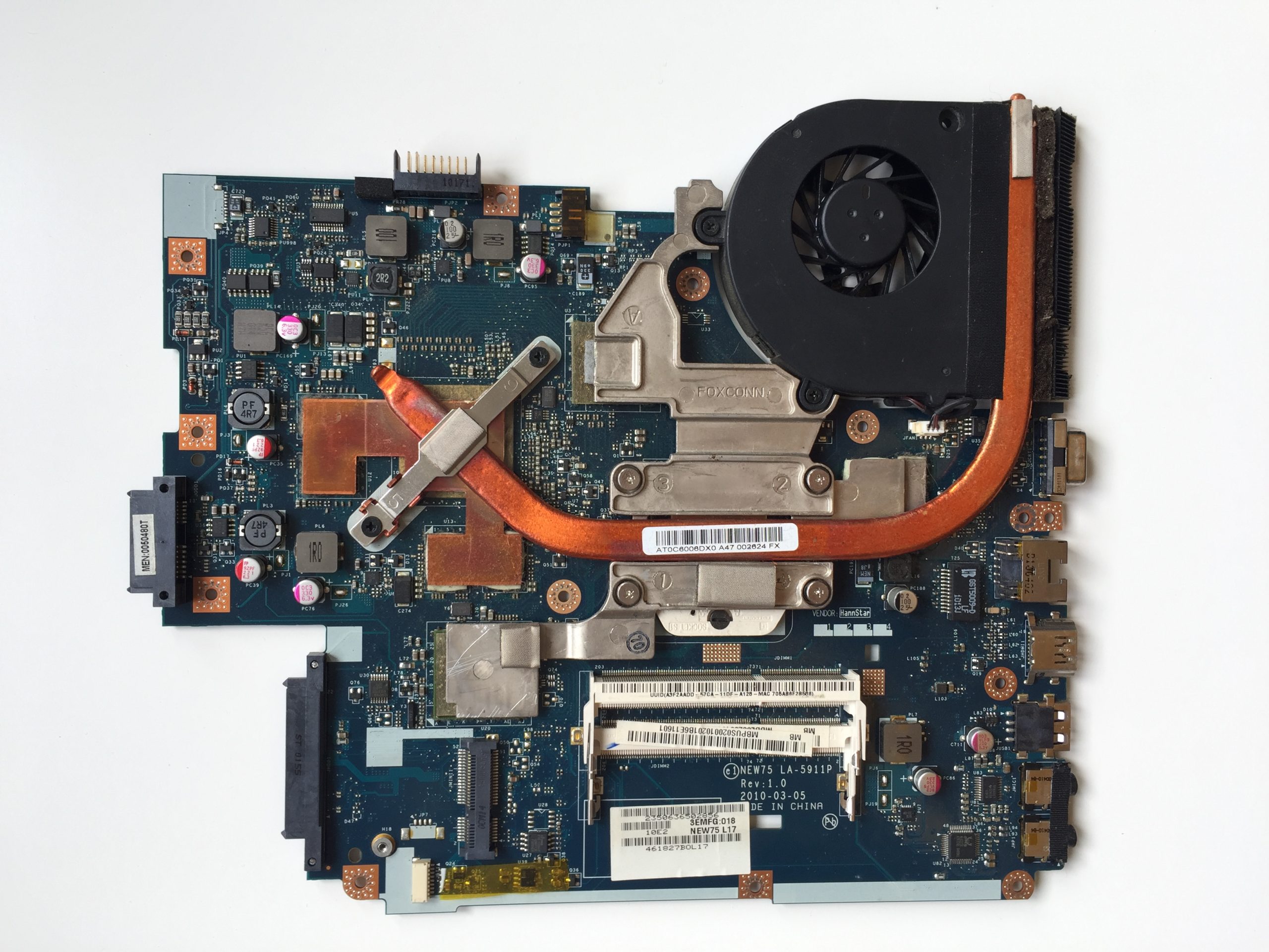 Carte mère NEW75 LA-5911P ACER Aspire 5551 series NEW75 – Image 2