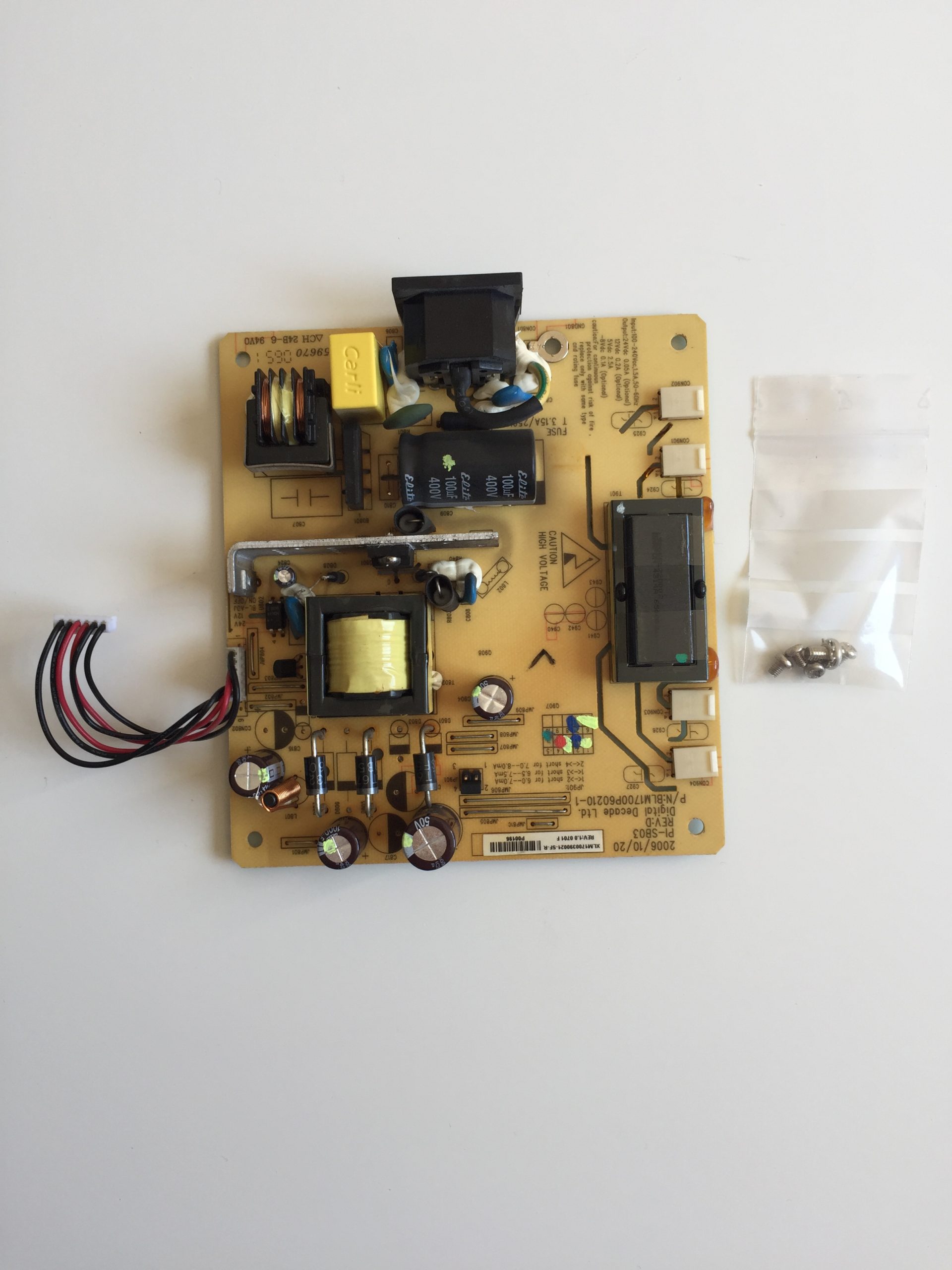 Carte onduleur/alimentation PI-SB03 ViewSonic VA903M-3 VS11372